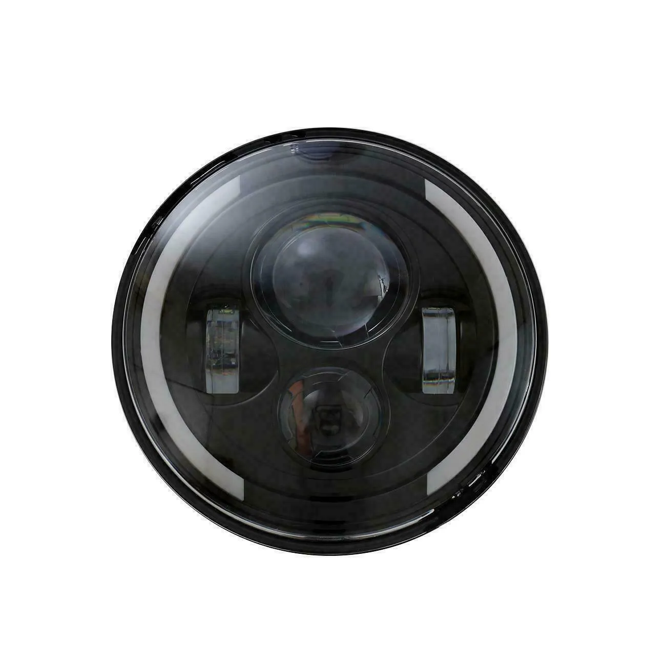 1 Pair 7 Inch Round Shaped LED Front Headlight Daytime Running