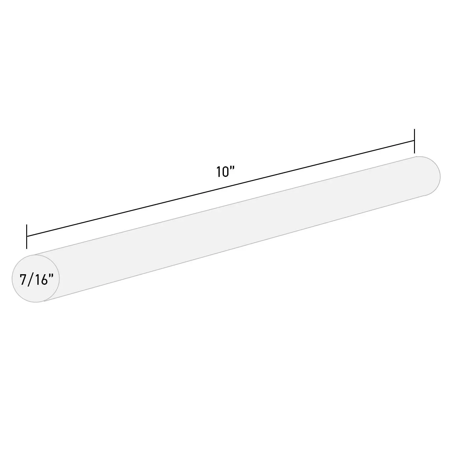 10" Surebonder Full Size Acrylic Tough Hot Glue Sticks | 8 Count