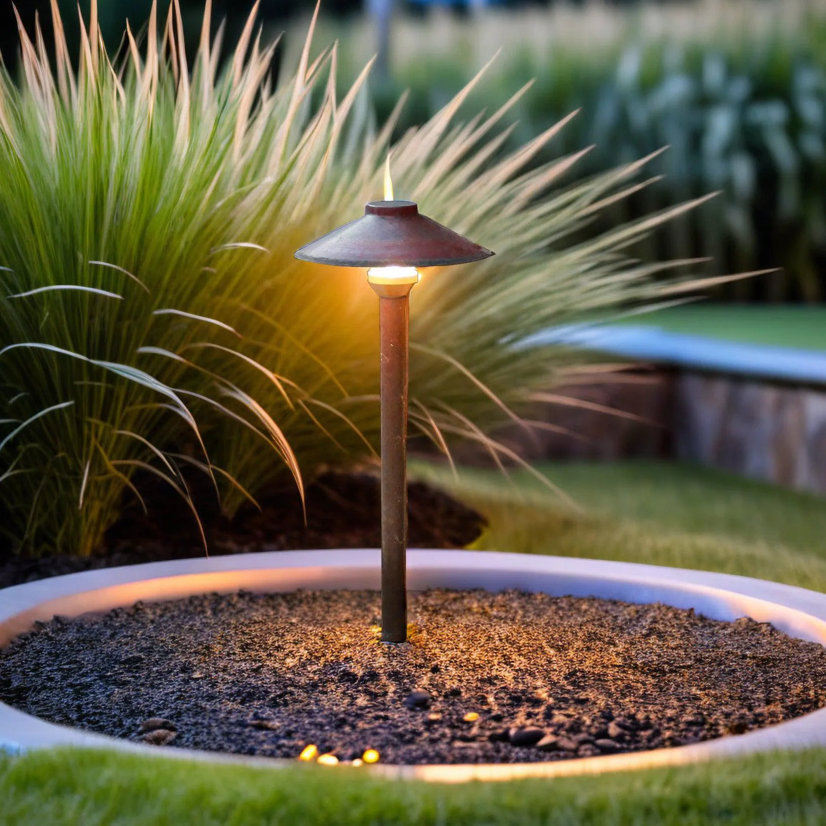 12v Pathway Spike Light Copper