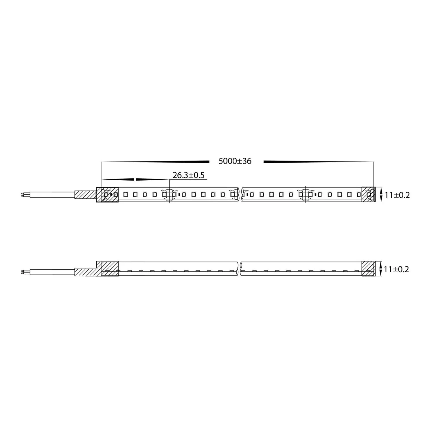 14.4w Flexible Neon LED Strip Light 3k, 4k, 5k Havit Commercial -  HCP-366314X