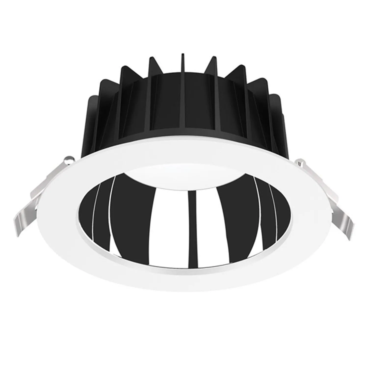 150-165mm Expo LED Downlight 25w Black, White CCT CRI 90  2160X, 2071X Domus Lighting
