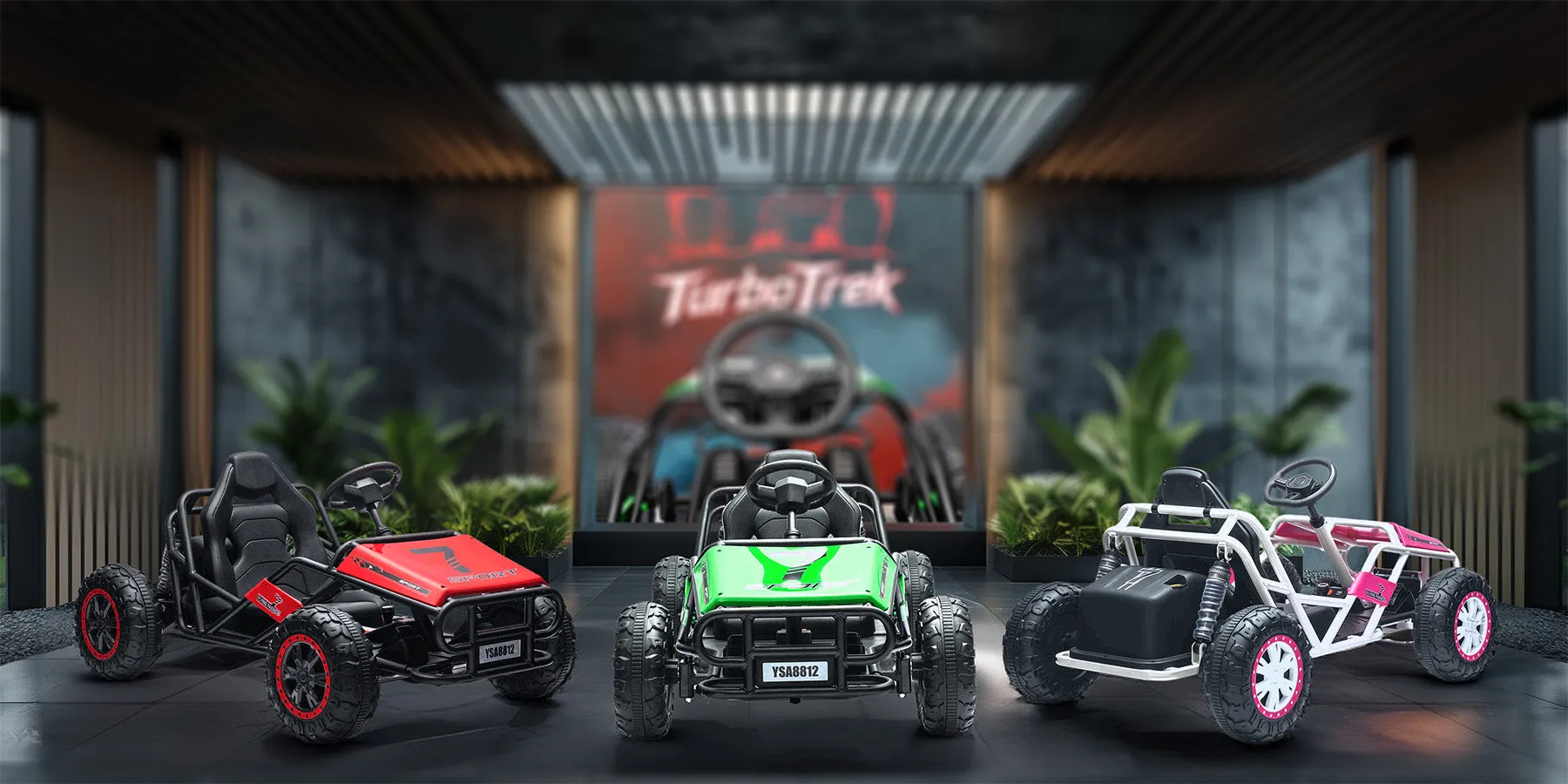24V TurboTrek Electric Racing Go Kart