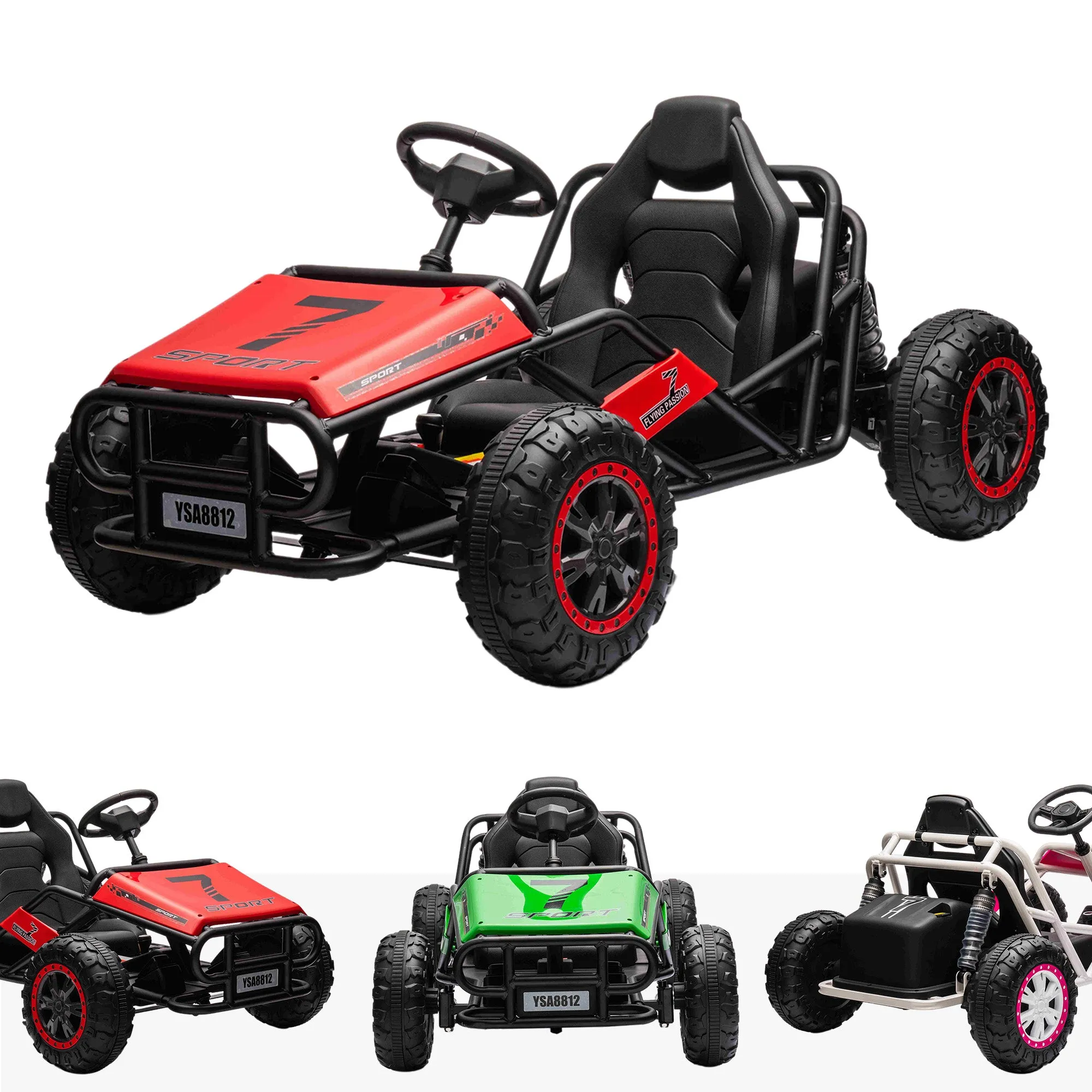 24V TurboTrek Electric Racing Go Kart