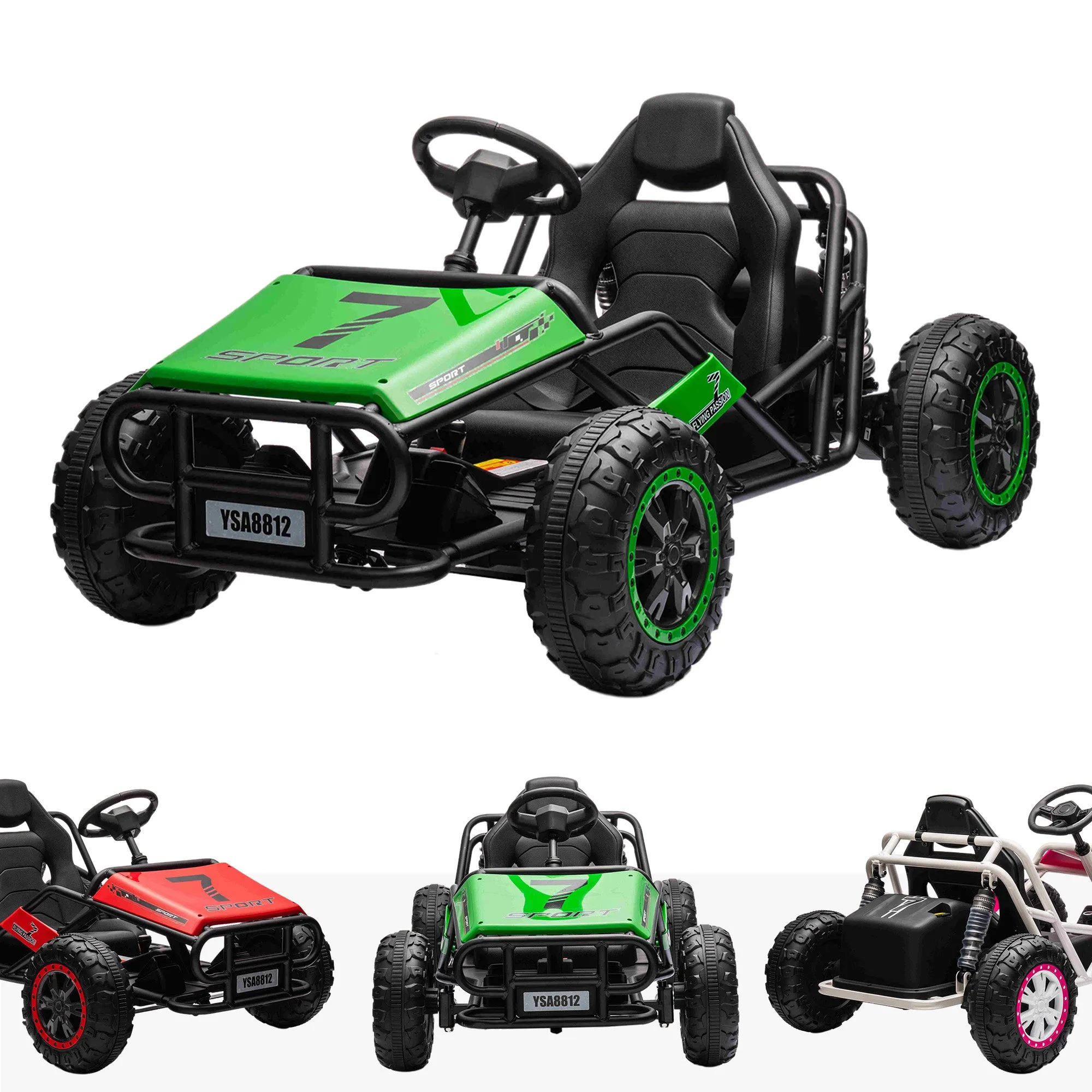 24V TurboTrek Electric Racing Go Kart