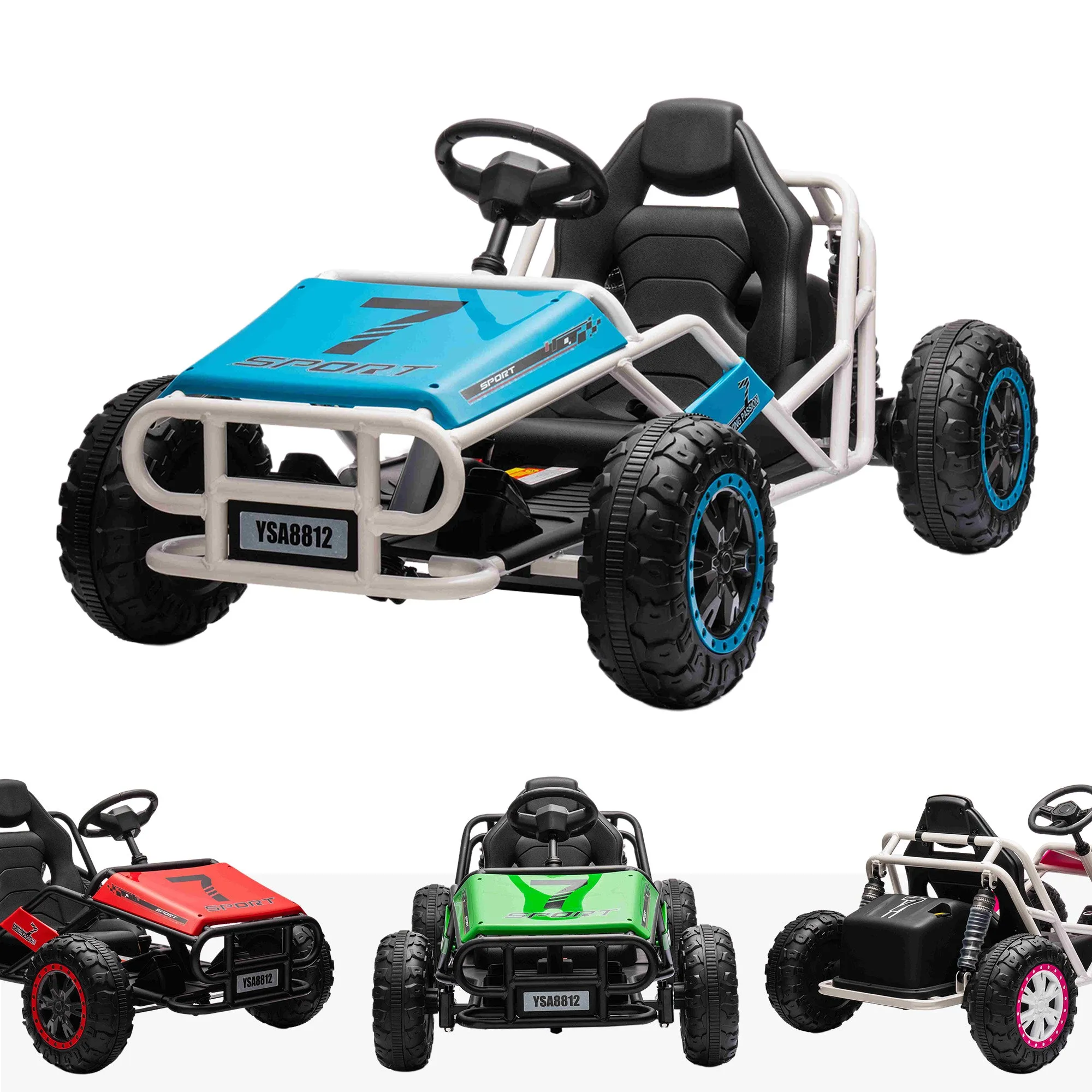 24V TurboTrek Electric Racing Go Kart