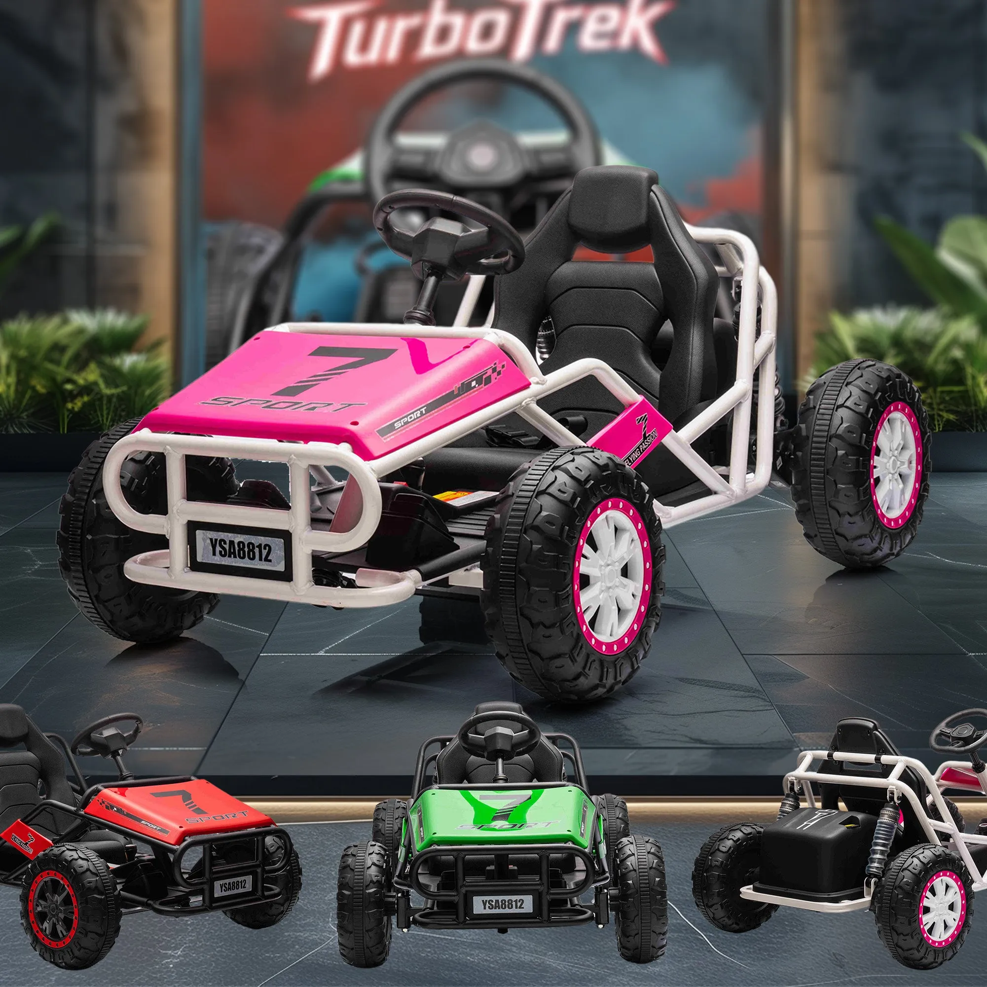 24V TurboTrek Electric Racing Go Kart