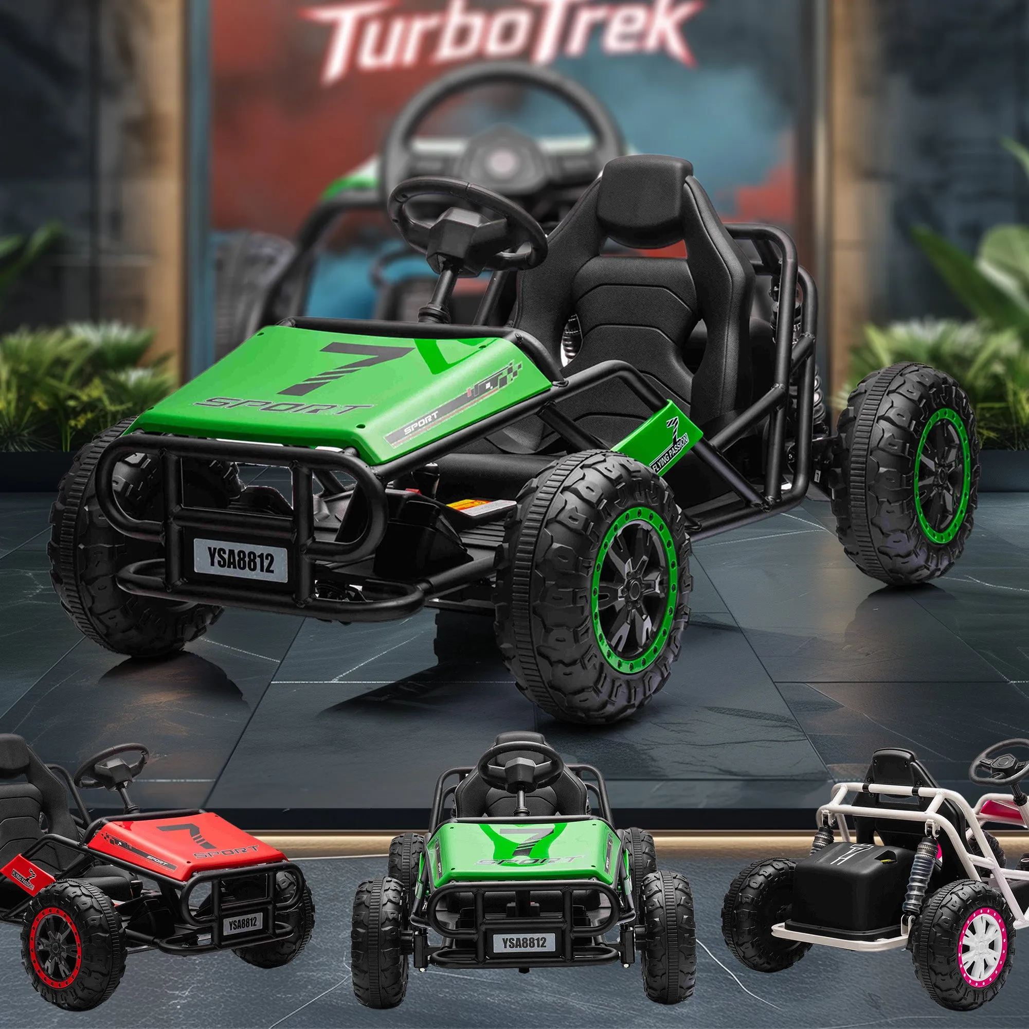 24V TurboTrek Electric Racing Go Kart