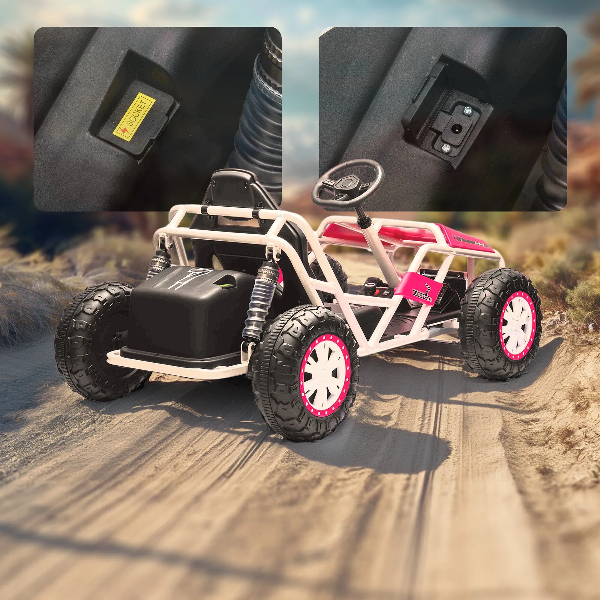 24V TurboTrek Electric Racing Go Kart