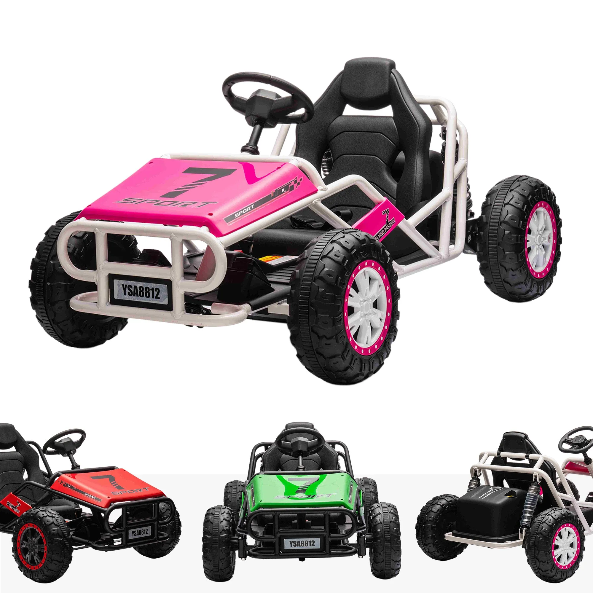 24V TurboTrek Electric Racing Go Kart