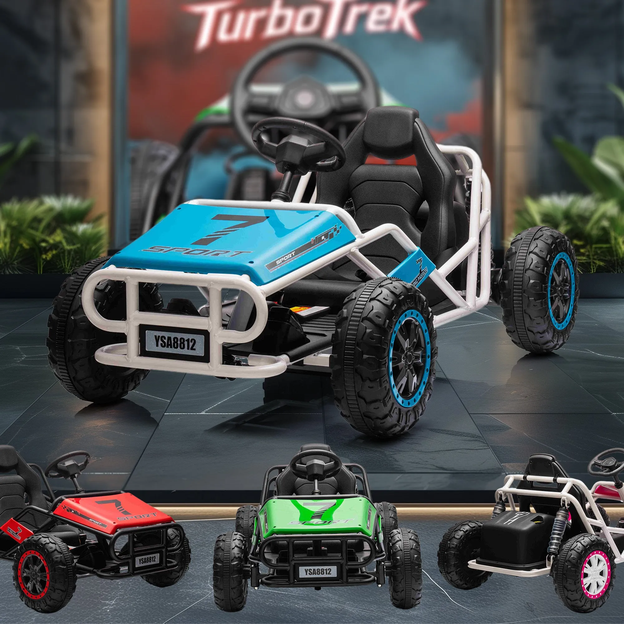 24V TurboTrek Electric Racing Go Kart