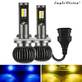2PCS 880/881 9005/9006 H8/H11 5202 Dual Color High Power
