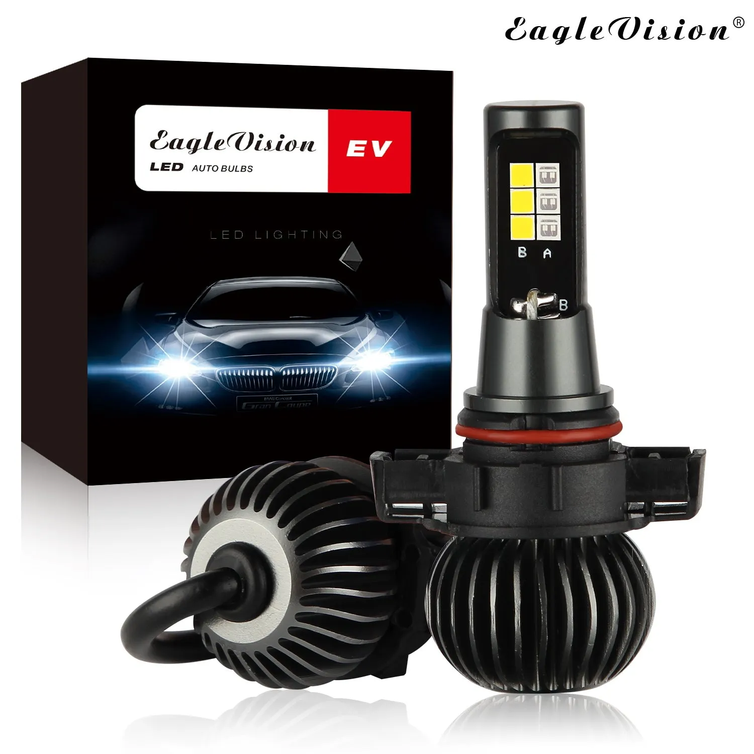 2PCS 880/881 9005/9006 H8/H11 5202 Dual Color High Power