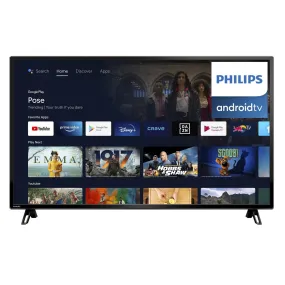 55" Philips 4K UltraHD LED Android TV with Google Assistant- Model 55PFL5766/F6