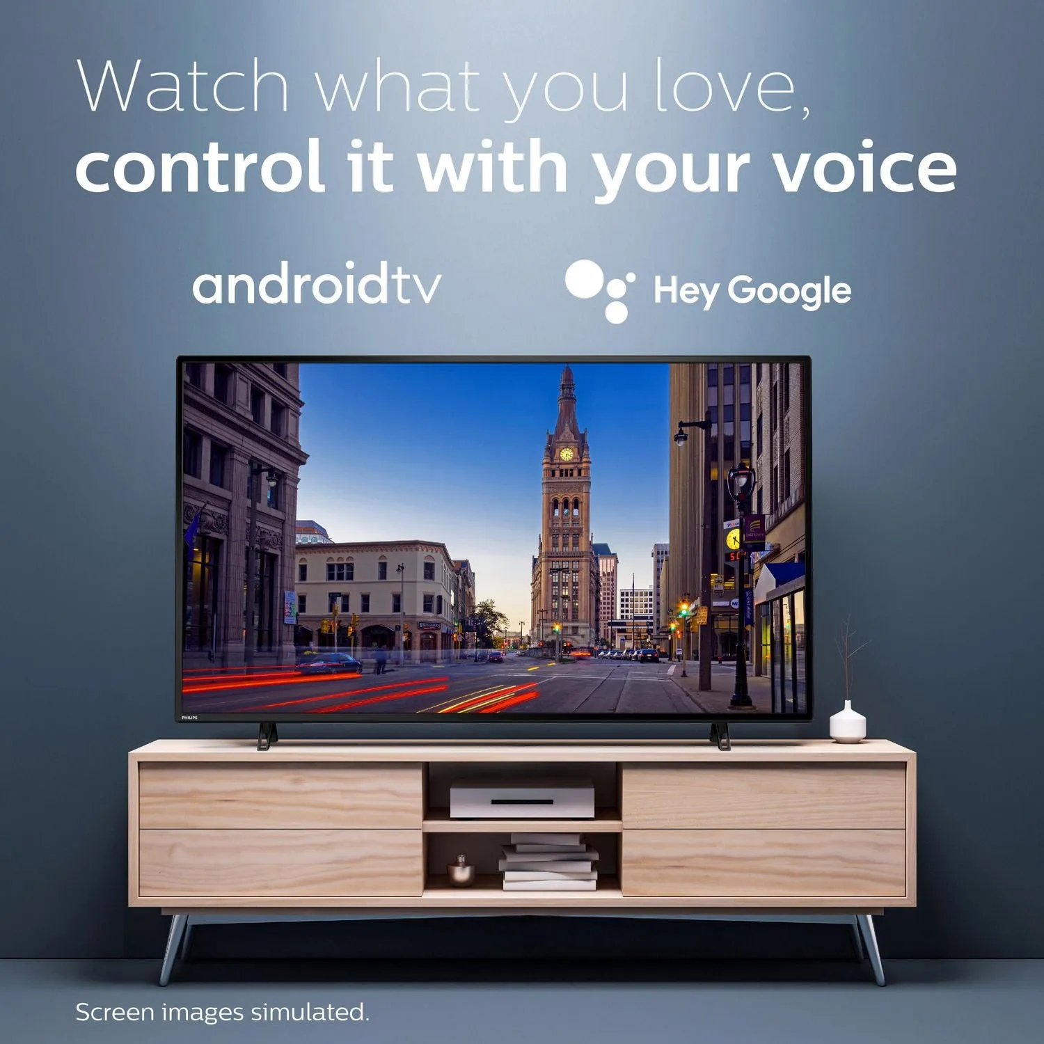55" Philips 4K UltraHD LED Android TV with Google Assistant- Model 55PFL5766/F6