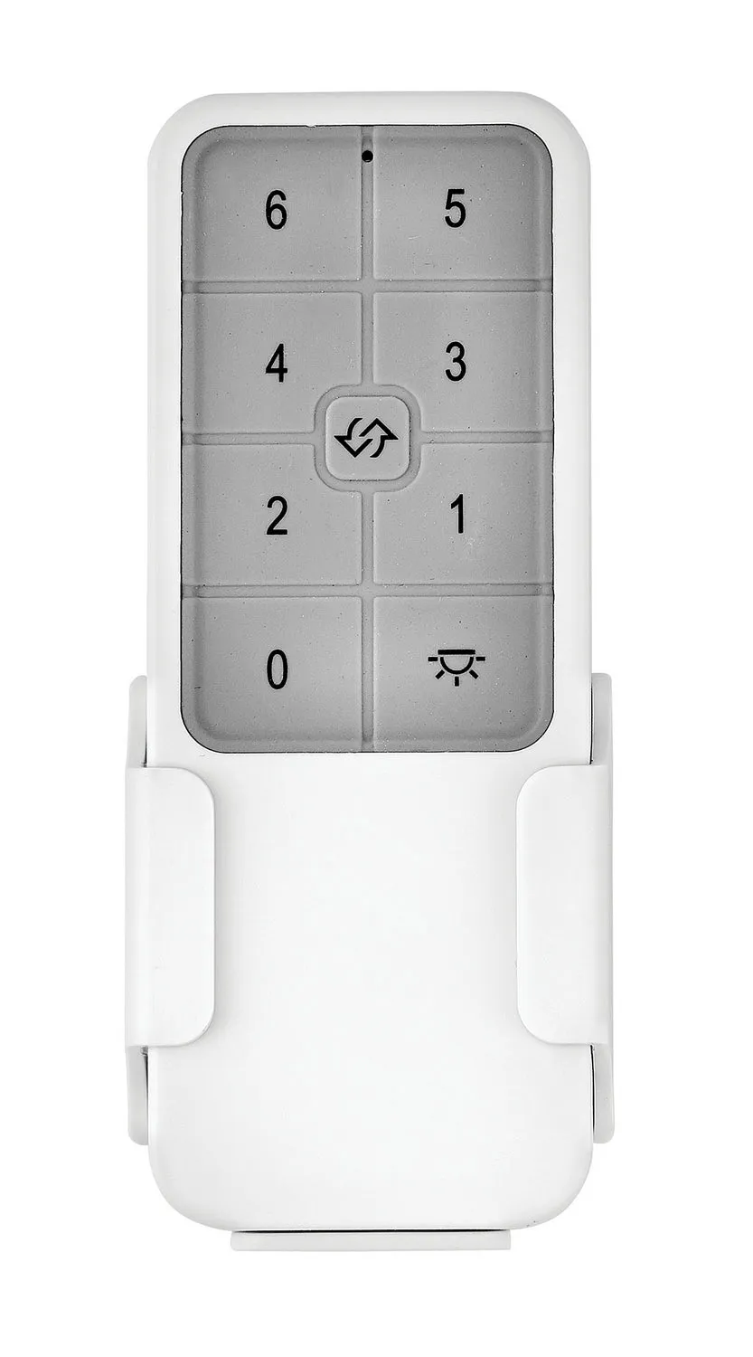6 Speed DC Remote Control in White