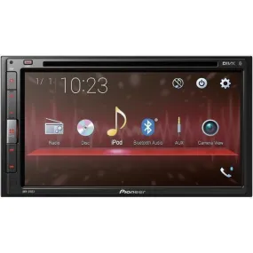 6.8-Inch Double-DIN In-Dash DVD Receiver with Bluetooth