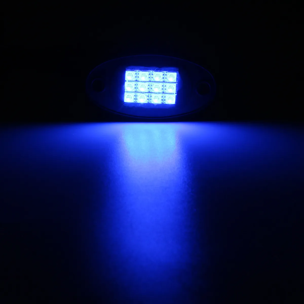 6Pcs Universal Colorful RGB LED Car Rock Lights RF Dual Remote Control 5050 72 Led Waterproof IP68 Energy-Saving Ambient Lamp Car SUV Pickup