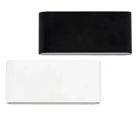 6w Lisse LED Down Wall Light 12v Outdoor HV3643T-BLK-12V, HV3643T-WHT-12V