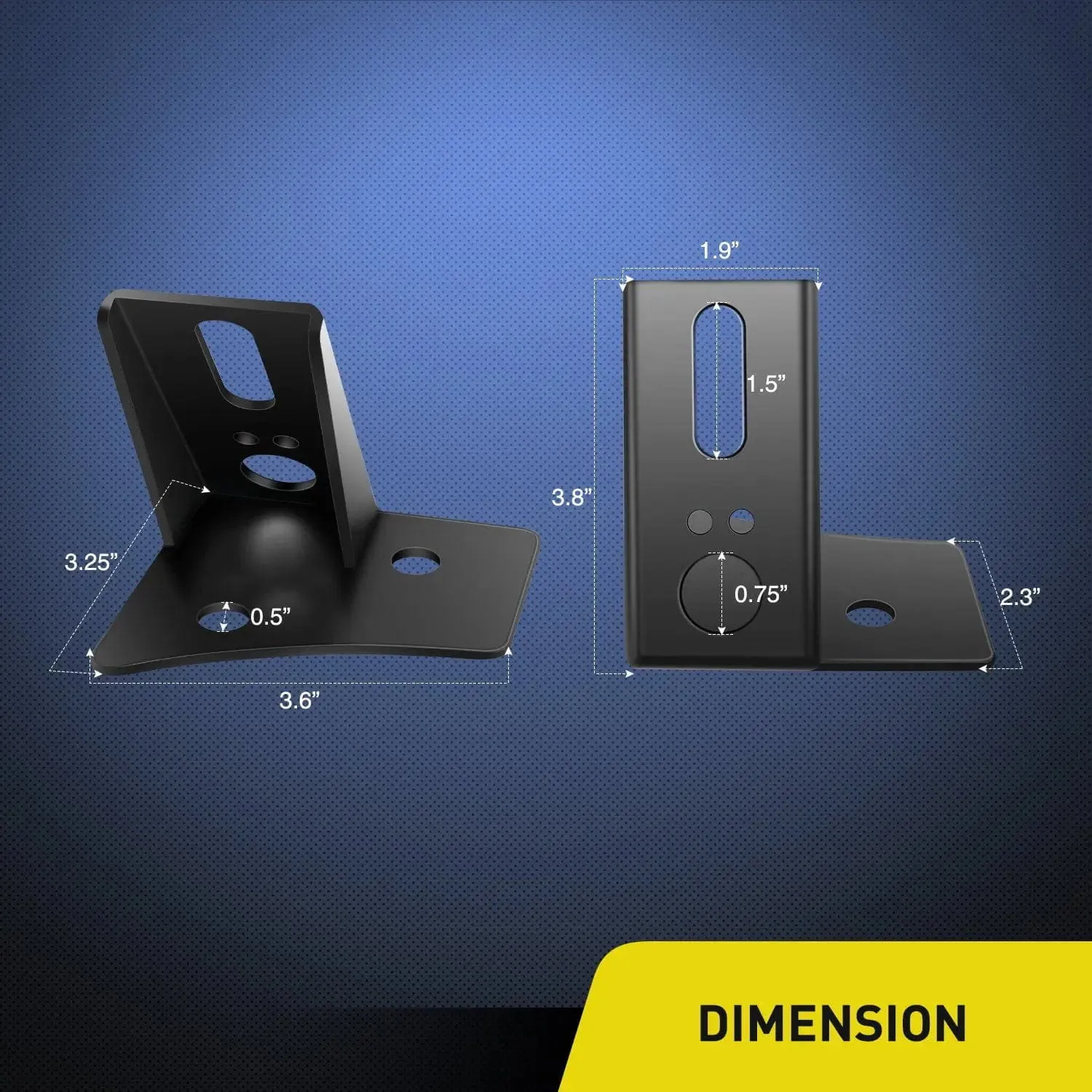 A-Pillar Windshield Hinge Mounts For 2007-2017 Jeep Wrangler JK
