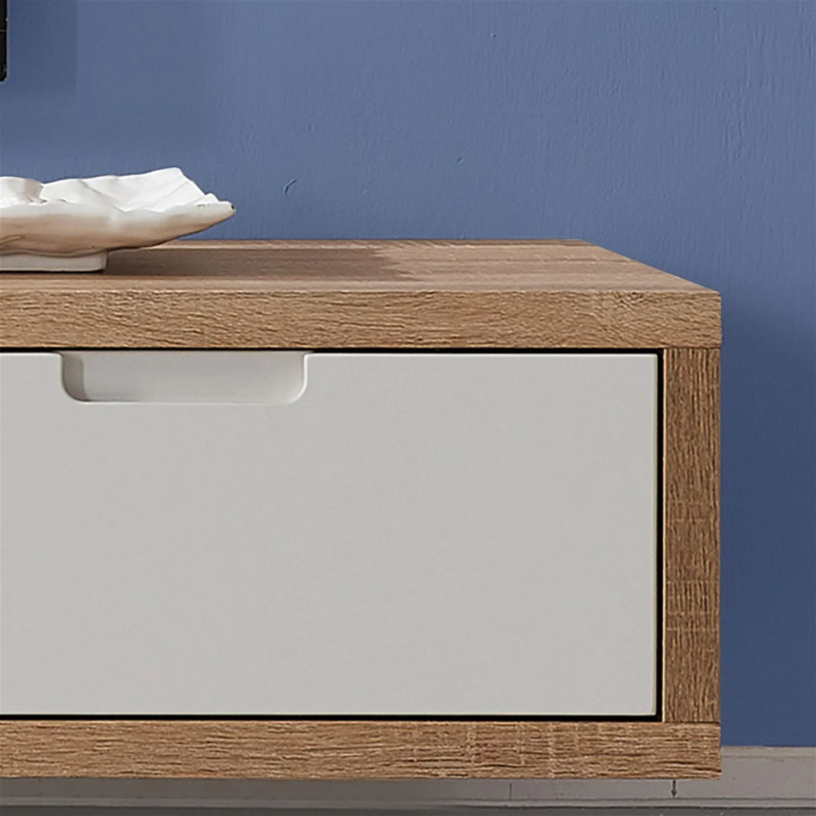 Air Entertainment Unit, Wall Mount, Entertainment Unit, 1800mm Oak by Criterion