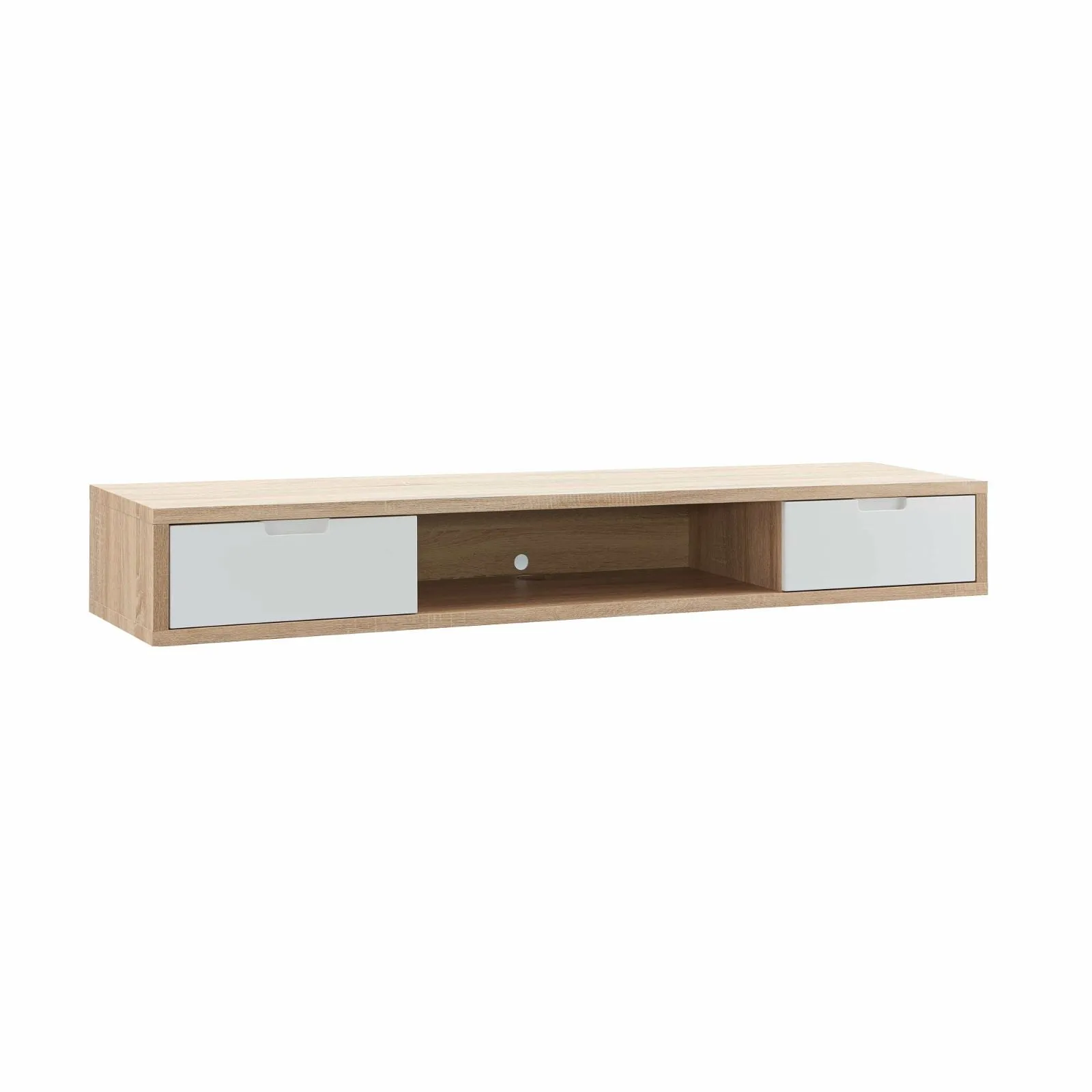 Air Entertainment Unit, Wall Mount, Entertainment Unit, 1800mm Oak by Criterion