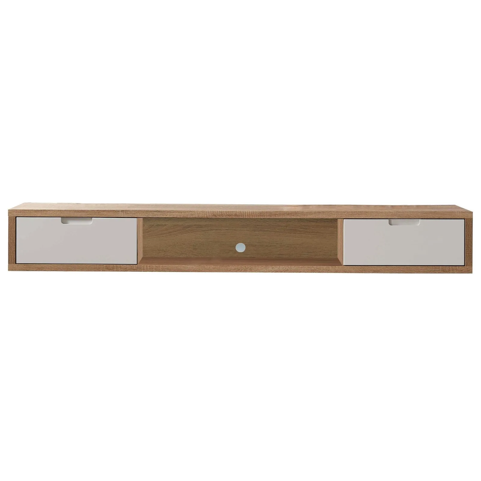 Air Entertainment Unit, Wall Mount, Entertainment Unit, 1800mm Oak by Criterion