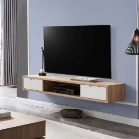 Air Entertainment Unit, Wall Mount, Entertainment Unit, 1800mm Oak by Criterion