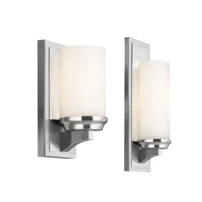 Amalia G9 Bathroom Wall Light Polished Chrome in Small or Large Elstead Lighting - ELS.FE-AMALIA1