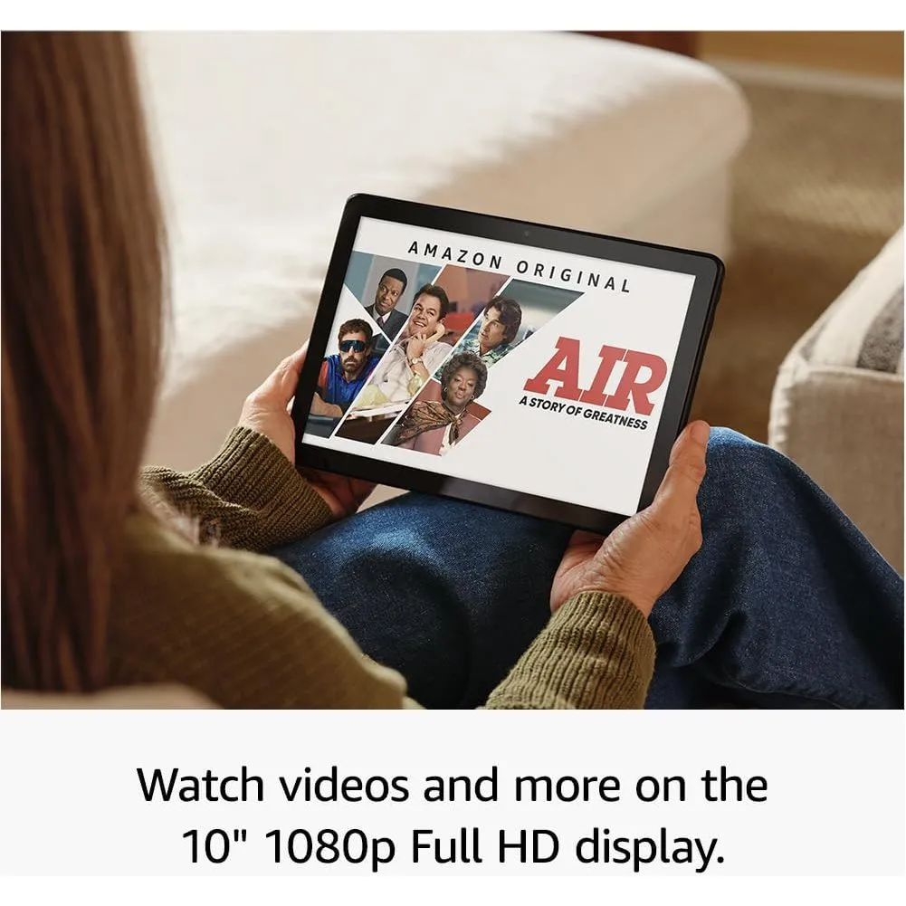 Amazon Fire HD 10 Tablet (2023 Release) 10.1-Inch Display, 32GB Storage with ads - Black