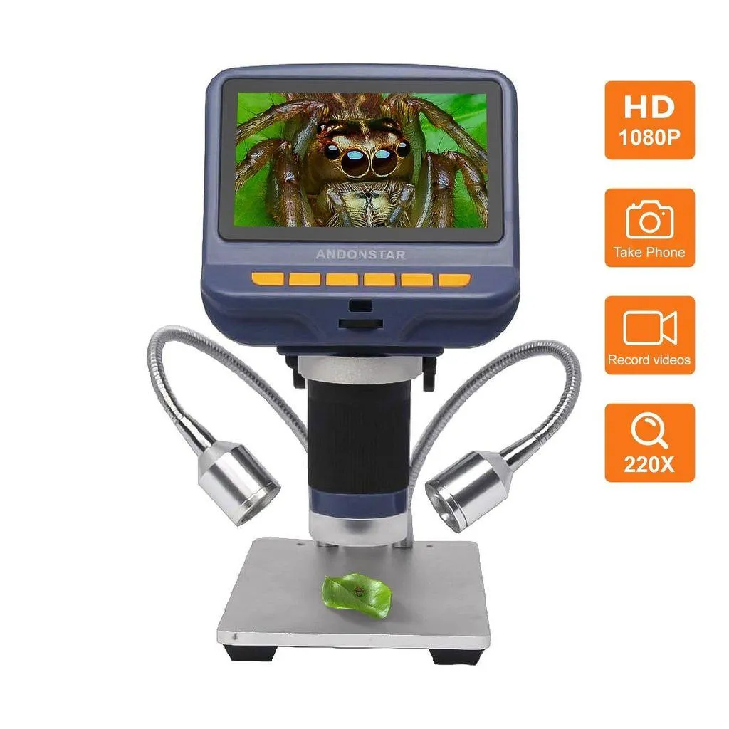 Andonstar AD106S x220 Digital Microscope 4.3inch Screen HD 1080P