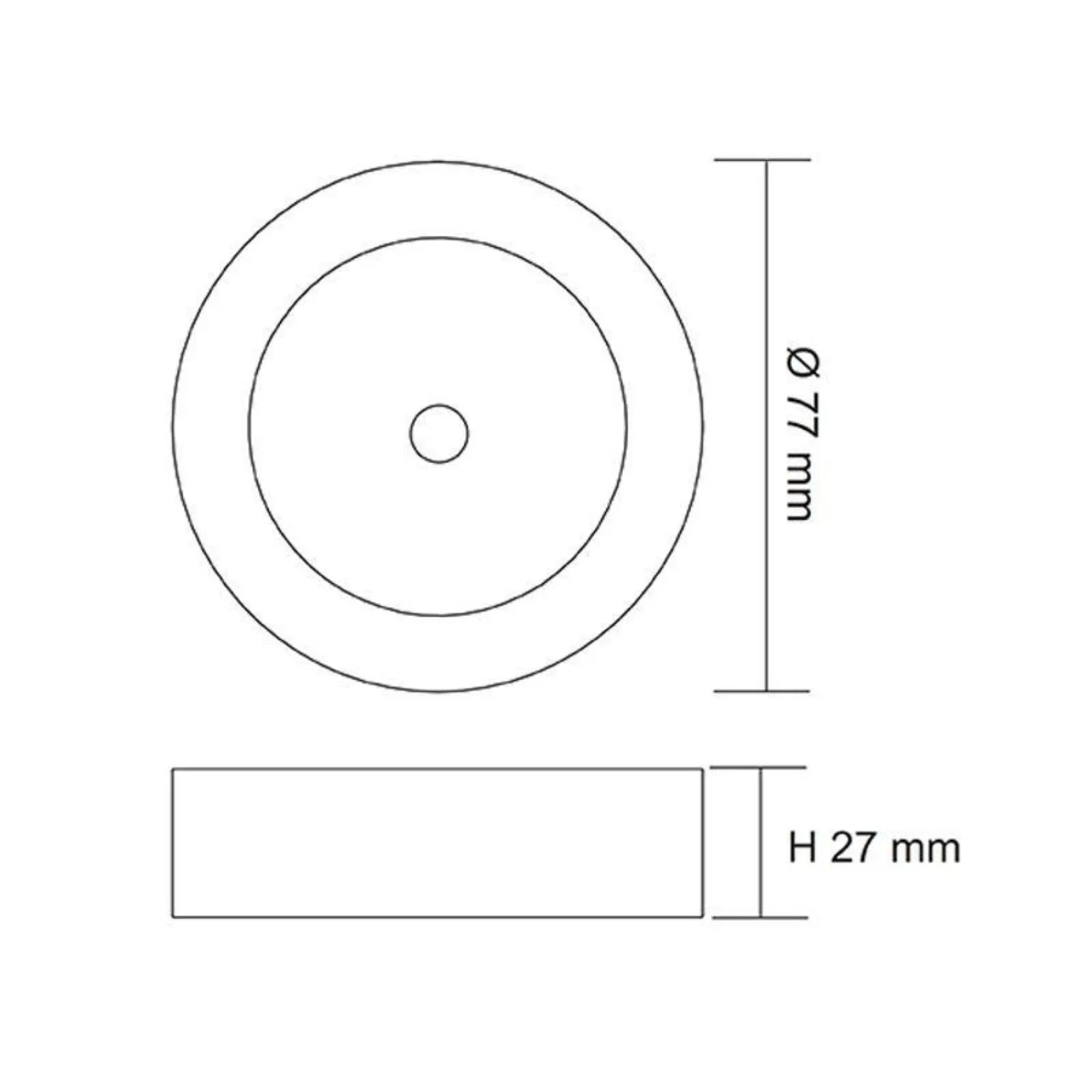 Anova 4w LED Cabinet Light IP20 White or Satin Nickel SAL Sunny Lighting