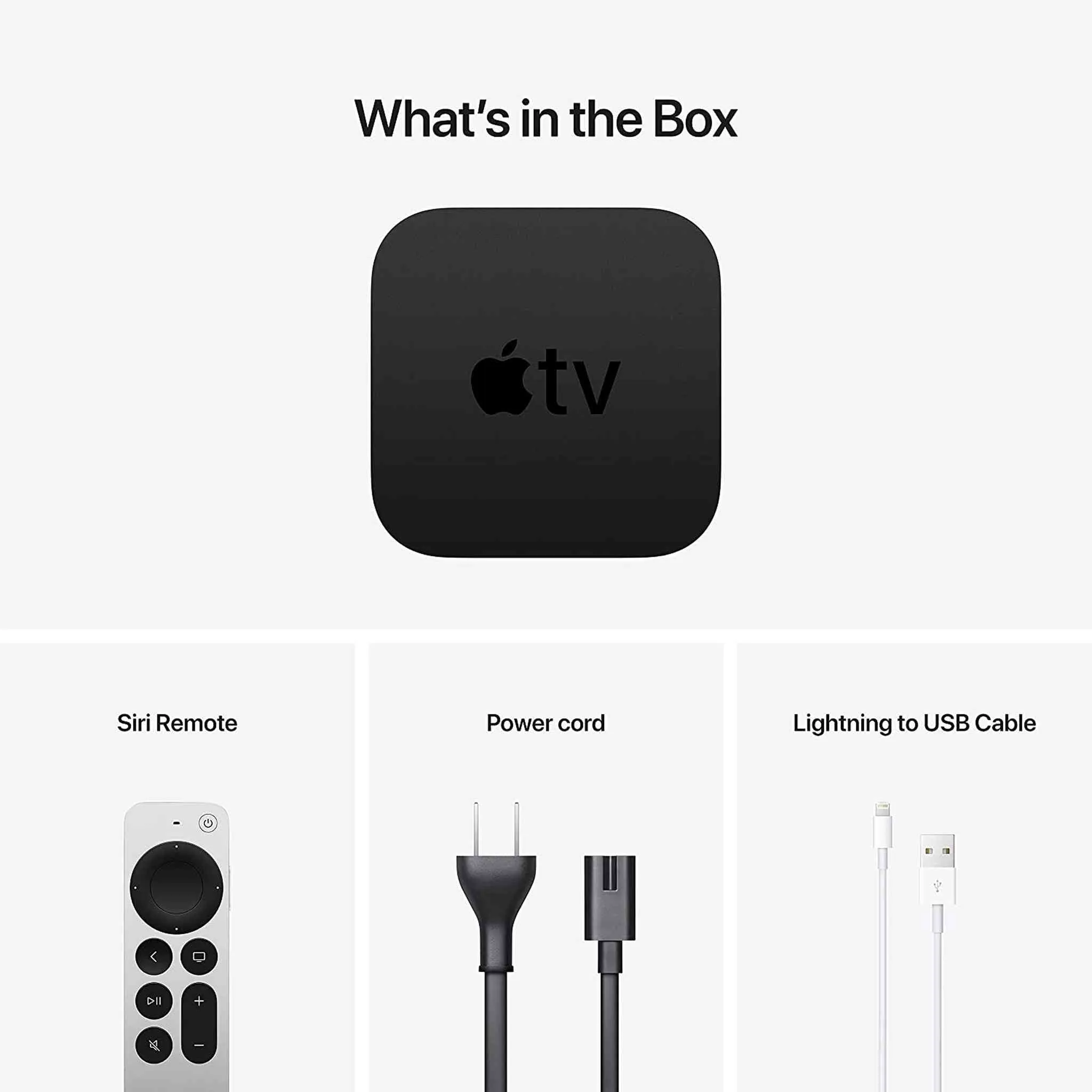 Apple TV HD 32GB Streamer (MHY93LL/A, 2021) Bundle with Wall Mount   Cables