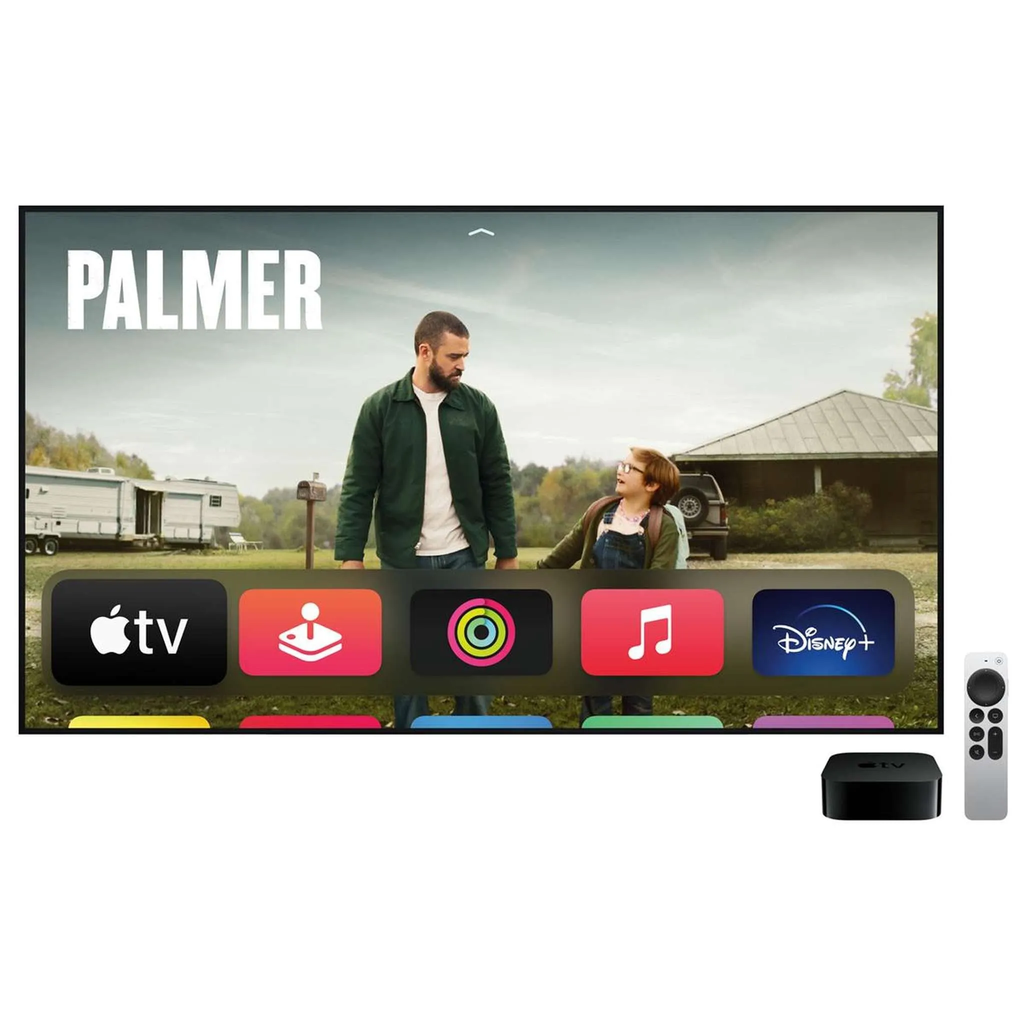 Apple TV HD 32GB Streamer (MHY93LL/A, 2021) Bundle with Wall Mount   Cables