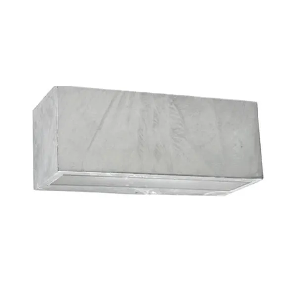 Asker Up/Down LED Wall Light in Galvanised Steel