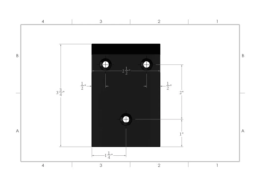 Back Mount Support Bracket