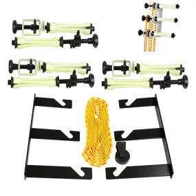 Background Expansion Drive & Triple Holder Bracket Set for Vinyl Background