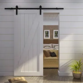 Barn Door RUSTIC Decorative Sliding Hardware Kit