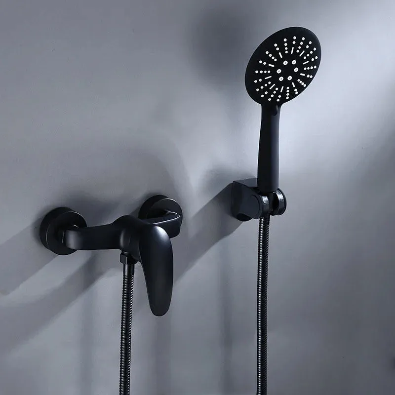 Bathroom Shower Faucets Wall Mount Bathtub Handheld Shower Head Set
