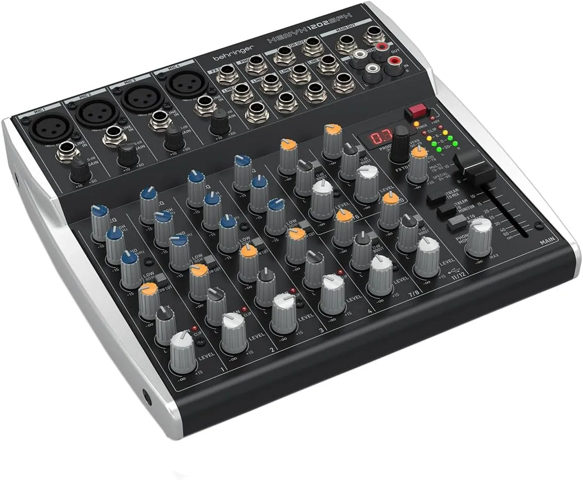 Behringer Xenyx 1202SFX 12-channel Analog Streaming Mixer