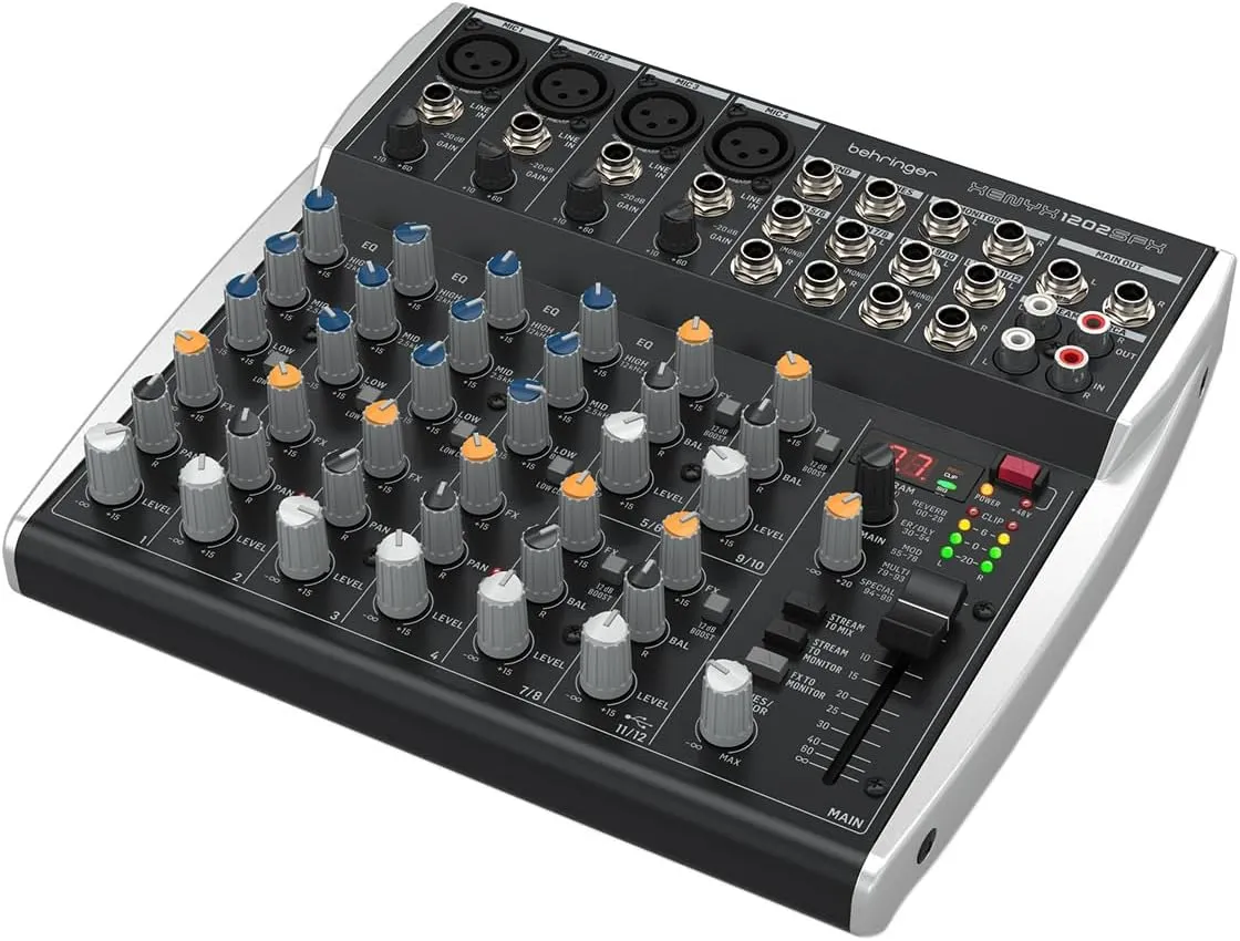 Behringer Xenyx 1202SFX 12-channel Analog Streaming Mixer