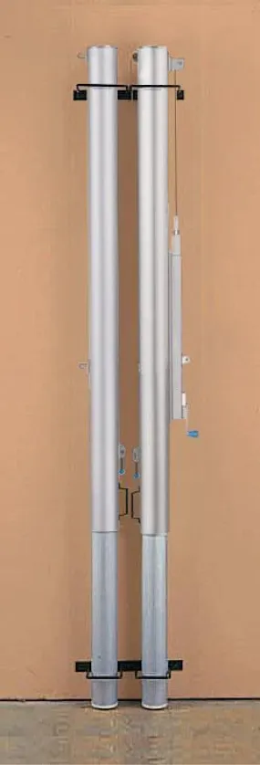 Bison Volleyball Wall Mounted Post Storage Brackets