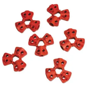 Brady® Pneumatic Quick-Disconnect Lockouts, 2.75 in x 0.83 in, Red, 65645