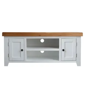 Chatsworth White 120cm Large TV Stand
