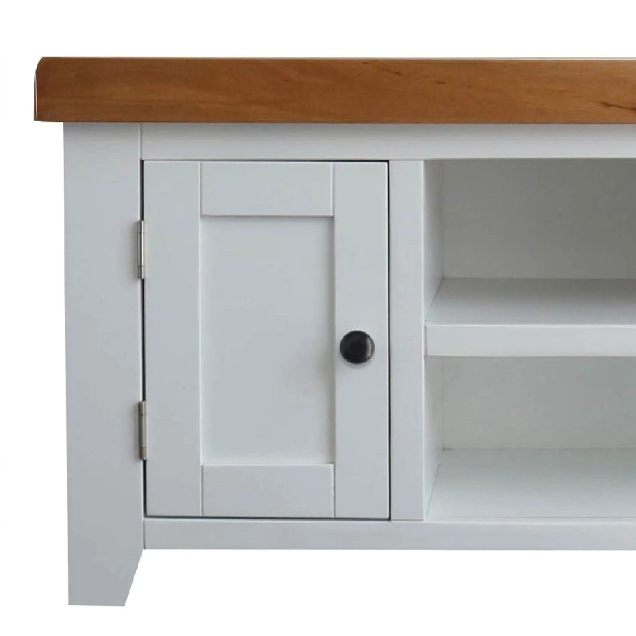 Chatsworth White 120cm Large TV Stand