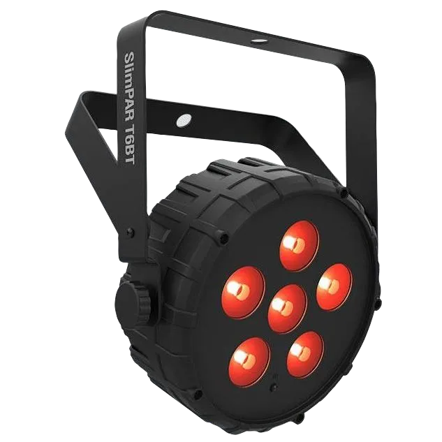 Chauvet DJ SLIMPART6BT RGB 6 Tri-Color LED Wash Light w/ Bluetooth