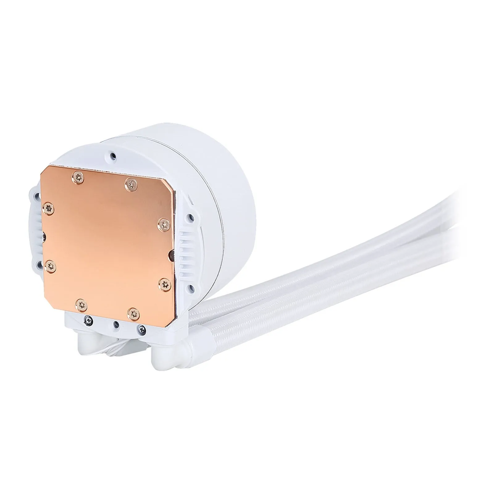 CiT Pro Glacier Infinity White AIO Cooler, 240mm, 2x 120mm ARGB Fans, Copper Heatsink, Aluminium Radiator, Intel/AMD