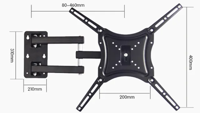 *CLEARANCE SALE* Full Motion Mount for 14-in. to 55-in. Flat-Panel TVs (CHUNS-117B)