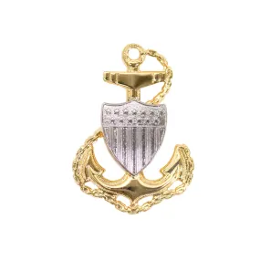 Coast Guard Cap Device: E7 Chief Petty Officer - miniature