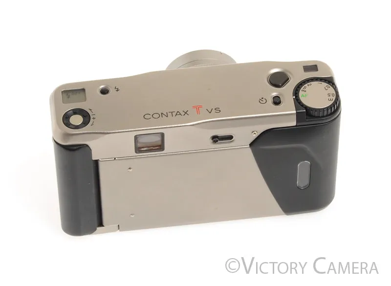 Contax TVS T VS Titanium Camera w/ Vario Sonnar 28-56mm T* Lens [EXC ]