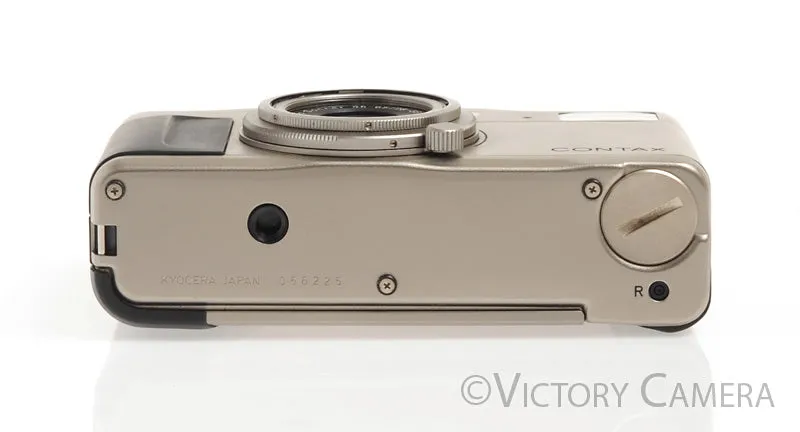 Contax TVS T VS Titanium Camera w/ Vario Sonnar 28-56mm T* Lens [EXC ]